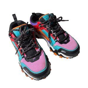 Fila Oakmont Shoes Sneakers Trail Size 6.5 Multi Color Leather Athletic Hiking